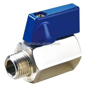 Robinet à bille miniature en laiton mâle/<span class=keywords><strong>femelle</strong></span> <span class=keywords><strong>1</strong></span>/8'' <span class=keywords><strong>1</strong></span>/<span class=keywords><strong>4</strong></span>'' 3/8'' <span class=keywords><strong>1</strong></span>/2'' - Product Image 3