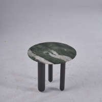 Table basse ronde en marbre moderne à vendre, pour salon, usage domestique, table d'appoint élégante pour canapé