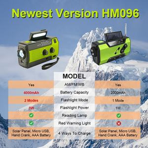 חירום סולארי בנק כוח סולארי עם מטען טלפון חכם לוח רדיו בבוקר/<span class=keywords><strong>fm</strong></span>/noaa - Product Image 4