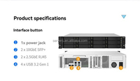 Qnap TS-1232Pxu 12Bay Nas 네트워크 클라우드 스토리지 네트워킹 스토리지 서버
