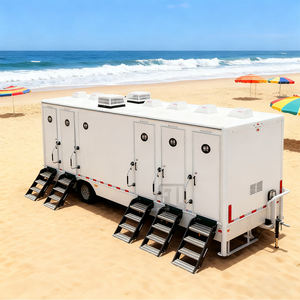 Toilettes portables professionnelles en acier Durable écologiques Service de <span class=keywords><strong>location</strong></span> de remorques toilettes mobiles Porta Pot pour parc de salle de bain - Product Image 1