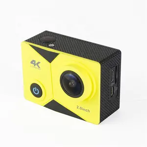 A maioria das câmeras de ecomonis go pro max 20m 4k impermeável, câmera de ação de capacete extreme sport