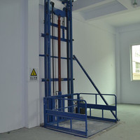Monte-charge pour petites marchandises Konty SJD pour entrepôt, à piston unique, hydraulique, électrique, télécommandé, table 3000x3000mm, hauteur de levage 2000mm