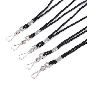 สายคล้องโทรศัพท์ สีดำ หัวเข็มขัดโลหะทรงกลม สำหรับโทรศัพท์มือถือ - Product Image 2