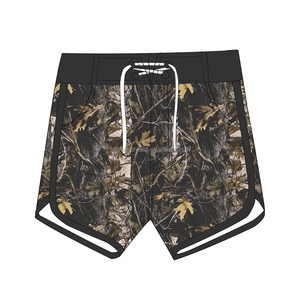 กางเกงขาสั้นเด็กชายลายฮาวายสำหรับฤดูร้อน ผ้าว่ายน้ำยืดหยุ่นสูง กางเกงขาสั้นเล่นเซิร์ฟสำหรับเด็กผู้ชาย - Product Image 5