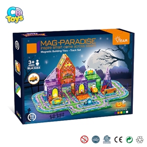 ตัวต่อแม่เหล็ก MAG-<span class=keywords><strong>PARADISE</strong></span> ชุดสร้างปราสาทธีมเจ้าหญิง 60 ชิ้น ของเล่นเสริมพัฒนาการ STEM สำหรับเด็ก - Product Image 1