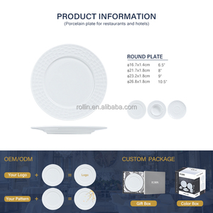 Platos <span class=keywords><strong>de</strong></span> Porcelana Blanca para Hotel, Venta al por Mayor <span class=keywords><strong>de</strong></span> Artículos <span class=keywords><strong>de</strong></span> Hostelería, Tazas y Tazones <span class=keywords><strong>de</strong></span> Café para Restaurante <span class=keywords><strong>con</strong></span> Logotipo Personalizado - Product Image 2