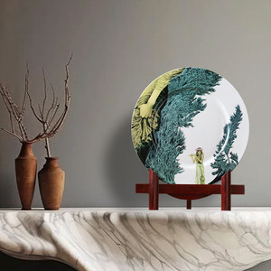 Magnifique assiette à pâtes ronde décorative en porcelaine fine, style créatif haut de gamme, pour la restauration occidentale - Product Image 2