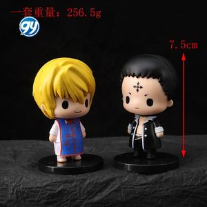 6 pièces chasseur x chasseur Figure Anime dessin animé Gon Killua Kurapika <span class=keywords><strong>Leorio</strong></span> Hisoka poupée jouet Statue - Product Image 2