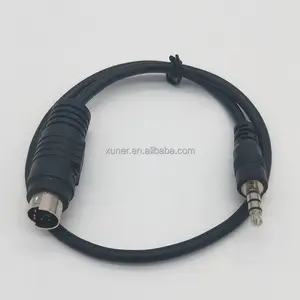 Mini Din 6 Pin Male Plug Naar 3.5Mm Stereo Audio Kabel