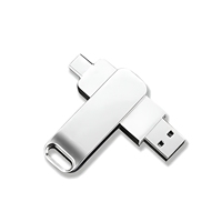 Flashdisk OTG USB Type-C U Disk Pen Drive 64GB 32GB 16GB 8GB 4GB USB Stick 3.0 2.0 Pendrive untuk Perangkat Type-C (Promo)