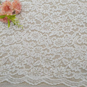 Tissu en dentelle française tricotée, fantaisie, luxe, traditionnel, motif floral vintage, dentelle en nylon - Product Image 2