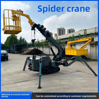 Grue araignée sur chenilles, grue araignée de haute qualité de 10 tonnes et 12 tonnes