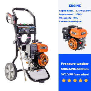 Nouvelle Pompe de Nettoyage à Haute Pression Portable 3100 PSI/214 Bar à Essence pour Maison, Voiture, Ferme et Optique - Product Image 6