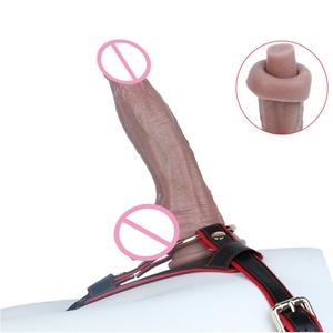 Strapon de Silicona con Pene Estimulante, Eyaculador y Bomba, Función de Orgasmo Vaginal Suave, Juguetes Sexuales Eróticos para Hombre y Mujer - Product Image 3