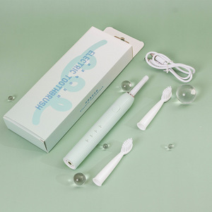 Chuanghe CH915 Electric <b>Toothbrush</b> USB Rechargeable IPX7 Waterproof With Replacement <b>Heads</b> For Adults Students - Product Image 1