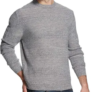 Herren pullover Einfarbig gestrickt Custom Logo Strick pullover Pullover Pullover Herren