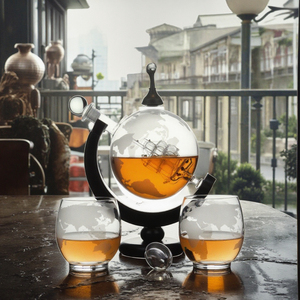 Decantador de Whisky de Vidrio de Alta Calidad, Diseño Moderno, Multiusos, Idea de Regalo - Product Image 2