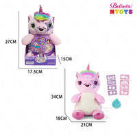 Peluches Licorne Photosensibles Confortables Belinda en Gros avec Lampe Ultraviolette, Jouets en Peluche pour Enfants