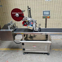 Machine d'étiquetage automatique de surface plane Zhongjie Electric, nouveau système de pagination pour sacs alimentaires et de boissons, portable, écran tactile, thermique