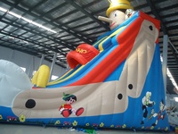 Familie Gebruik Kleine Opblaasbare Uitsmijter Kinderen Springen Csatle Met Glijbaan China Opblaasbare Trampoline Te Koop