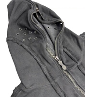 Vêtements de créateur pour hommes Cardigan masqué à fermeture éclair en métal pour hommes Sweat à capuche Ninja Produits tendance 2025 Nouveautés