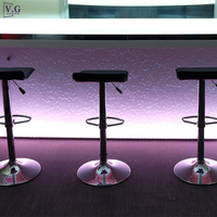 Comptoir de bar moderne sur mesure pour sous-sol et bar à café – Ensemble de meubles de bar