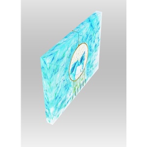 Nouveauté : Panneau mural moderne en métal de qualité supérieure avec cheval en aquarelle pour une touche décorative de style resort - Product Image 3