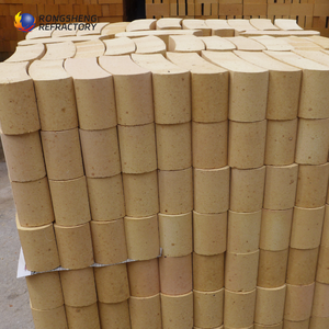 Mattoni Refrattari ad Alta Temperatura 35%-45% Al2O3, Mattoni Refrattari Curvi a Cuneo in Argilla per Forni Industriali - Product Image 5