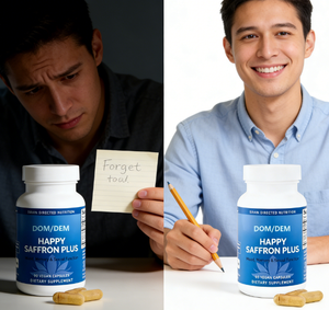 Cápsulas Veganas DOM/DEM Happy Saffron Plus |   90 Unidades |   Suplemento Dietético para el Apoyo del Estado de Ánimo, la Memoria y el Bienestar - Product Image 6