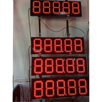 Éclairage LED pour auvent de station-service, panneau d'affichage des prix LED pour station-service, écran LED étanche, panneaux numériques de prix du carburant