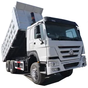 Camión de basura de segunda mano Sino Sinotruk, Hoo 371, 6x4, volquete, precio de venta