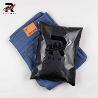 Sacs d'expédition personnalisés pour vêtements avec logo, grand format, marron, brillant UV ou mat, pour livraison de vêtements