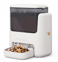 Distributeur automatique de nourriture pour animaux de compagnie USMILEPET Dual Hopper Smart Feeder WiFi 3L Plus 2L pour chats et petits chiens, contrôle par application, double alimentation
