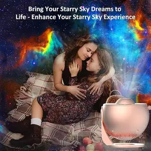 Factory Smart Galaxy Projector Baby Night Light With 13 Film Slide Star And Planet Projector Multicolor Rotating Light Projector