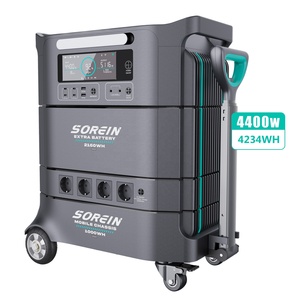 4400W Camping 110V 220V Portable Power Station 3000W With <b>Solar</b> 3.6 Kwh Lifepo 4 <b>Generator</b> for Home 4400W Camping 110V - Product Image 1