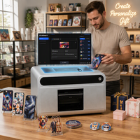 Imprimante d'étuis de téléphone portable Erasmart, Wifi, application personnalisée, impression sans fil, machine d'impression UV AI, petite entreprise pour les magasins de téléphonie