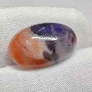 Cabujón de Iolita y Piedra del Sol Natural con Corte Ovalado Pulido, Brillante y con Opciones de Color Bio y Naranja para Joyería - Product Image 3