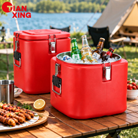 TIANXING Conteneur isotherme en acier inoxydable de grande capacité (10L-60L) pour le maintien au chaud des aliments et le refroidissement, idéal pour les événements et la restauration