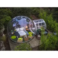 OEM Tùy Chỉnh Chất Lượng Cao Inflatable Cắm Trại Lều Ngoài Trời Inflatable Trong Suốt Bong Bóng Dome Lều