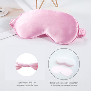 ผ้าปิดตาผ้าไหมสีดำสำหรับการนอนหลับผ้าปิดตานอน3D เวลาเดินทางหรูหรากำหนดได้เอง - Product Image 5