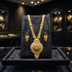 Juego de Joyería de Moda de Oro Micronizado de 14K, 18K, 24K al por Mayor, Collares Largos de Latón con Relleno de Oro, Diseño Tradicional - Product Image 4
