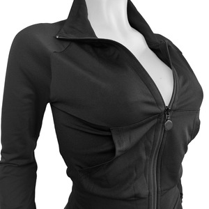 HR24066 Traje Deportivo Casual para <span class=keywords><strong>Mujer</strong></span>, Estilo Europeo y Americano, Ajustado, con Cuentas, Terciopelo Sólido, Cintura Baja, Plegable - Product Image 4