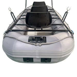 Kayak autodrainant abordable pour 5 personnes, grand modèle, radeau gonflable en PVC pour la pêche en rivière avec cadre en aluminium - Product Image 2