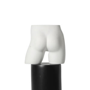 Manekin Pria Fiberglass Putih Setengah Badan untuk Pajangan Pakaian Dalam Dijual - Product Image 6