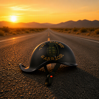 Casque de moto de haute qualité, design personnalisé DOT, casque ouvert classique rétro, logo personnalisé, style tendance