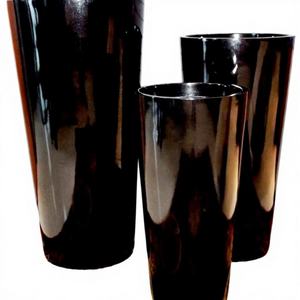 High Strength Durable Eco-Friendly Outdoor and Indoor Taper Round <b>Fiberglass</b> Resin Flower Pots for Home and Garden Decoration - Product Image 1