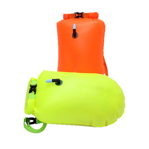Bouée de natation individuelle en PVC avec airbag, anti-noyade, gonflable facilement, sac étanche, pour adulte - Product Image 4