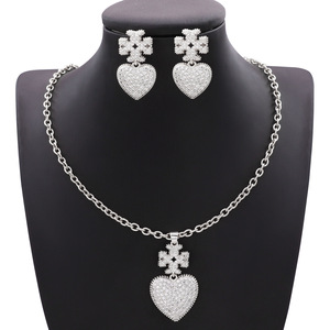 Cao cấp 18K vàng của phụ nữ thép không gỉ Vòng đeo tay vòng cổ trang sức Set cho đám cưới bên ngày kỷ niệm có tính năng ngọc trai - Product Image 4