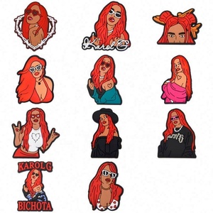 Nuevos y populares charms personalizados de Karol G Spooky Clog para decoración de zapatos, charms de <span class=keywords><strong>Bruno</strong></span> Encanto para pulseras y accesorios. - Product Image 1